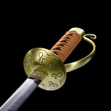 Load image into Gallery viewer, One Piece Gol D. Roger Real Steel Sword