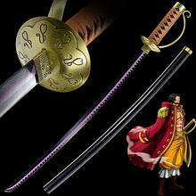 Load image into Gallery viewer, One Piece Gol D. Roger Real Steel Sword