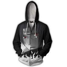 Load image into Gallery viewer, Harajuku-style Naruto Zipper Hoodie Sweatshirt