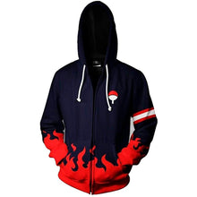 Load image into Gallery viewer, Harajuku-style Naruto Zipper Hoodie Sweatshirt