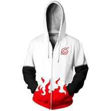 Load image into Gallery viewer, Harajuku-style Naruto Zipper Hoodie Sweatshirt