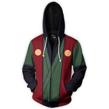 Load image into Gallery viewer, Harajuku-style Naruto Zipper Hoodie Sweatshirt