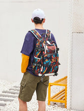 Load image into Gallery viewer, Naruto Backpack - Akatsuki Cloud & Itachi Sharingan School Bag with USB Port (8 Designs)