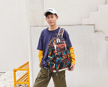 Load image into Gallery viewer, Naruto Backpack - Akatsuki Cloud & Itachi Sharingan School Bag with USB Port (8 Designs)