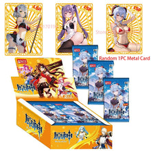 Load image into Gallery viewer, Game Anime Genshin Impact Collectible Metal Cards CP SSP SP PR UR SLR