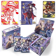 Load image into Gallery viewer, Game Anime Genshin Impact Collectible Metal Cards CP SSP SP PR UR SLR