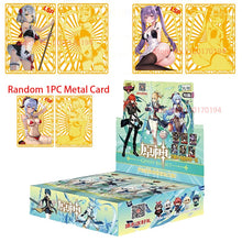 Load image into Gallery viewer, Game Anime Genshin Impact Collectible Metal Cards CP SSP SP PR UR SLR
