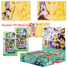 Load image into Gallery viewer, Game Anime Genshin Impact Collectible Metal Cards CP SSP SP PR UR SLR