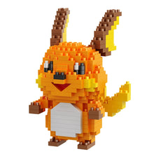 Load image into Gallery viewer, DIY Pokemon Building Blocks Featuring Pikachu, Charizard, Eevee, and Mewtwo