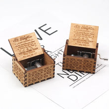 Load image into Gallery viewer, Magical Hand-Cranked Wooden Music Box: Harry Potter & Other Films