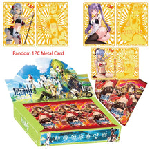 Load image into Gallery viewer, Game Anime Genshin Impact Collectible Metal Cards CP SSP SP PR UR SLR