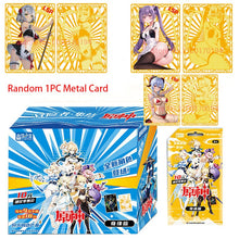 Load image into Gallery viewer, Game Anime Genshin Impact Collectible Metal Cards CP SSP SP PR UR SLR