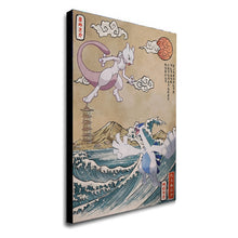 Load image into Gallery viewer, Ukiyoe-themed Pokemon Posters Showcasing Pikachu, Charizard, Blastoise and More