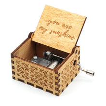 Load image into Gallery viewer, Magical Hand-Cranked Wooden Music Box: Harry Potter & Other Films