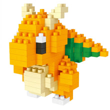 Load image into Gallery viewer, DIY Pokemon Building Blocks Featuring Pikachu, Charizard, Eevee, and Mewtwo