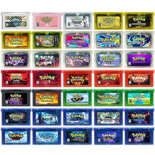 Load image into Gallery viewer, Pokemon GBA Game Cartridge - Fan Editions: Emerald Seaglass, Run & Bun, Dark Violet, Lunar & More (37 Games)