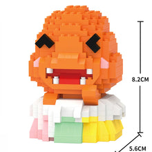 Load image into Gallery viewer, DIY Pokemon Building Blocks Featuring Pikachu, Charizard, Eevee, and Mewtwo