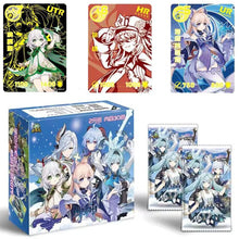 Load image into Gallery viewer, Game Anime Genshin Impact Collectible Metal Cards CP SSP SP PR UR SLR
