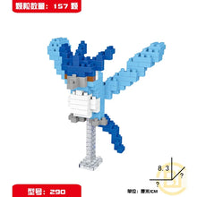 Load image into Gallery viewer, DIY Pokemon Building Blocks Featuring Pikachu, Charizard, Eevee, and Mewtwo