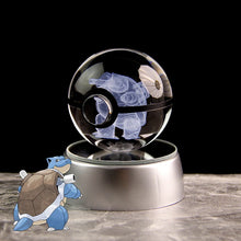 Load image into Gallery viewer, Pokemon 3D Crystal Ball Lamp Featuring Pikachu, Gengar, Mew, and Mewtwo