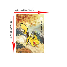 Load image into Gallery viewer, Ukiyoe-themed Pokemon Posters Showcasing Pikachu, Charizard, Blastoise and More