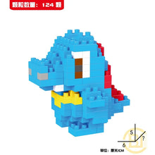 Load image into Gallery viewer, DIY Pokemon Building Blocks Featuring Pikachu, Charizard, Eevee, and Mewtwo