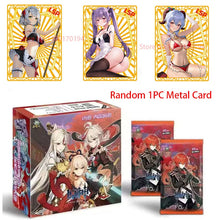 Load image into Gallery viewer, Game Anime Genshin Impact Collectible Metal Cards CP SSP SP PR UR SLR