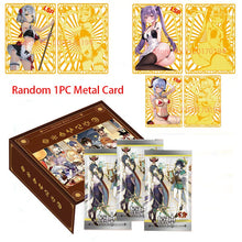 Load image into Gallery viewer, Game Anime Genshin Impact Collectible Metal Cards CP SSP SP PR UR SLR