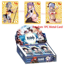 Load image into Gallery viewer, Game Anime Genshin Impact Collectible Metal Cards CP SSP SP PR UR SLR
