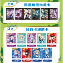 Load image into Gallery viewer, Game Anime Genshin Impact Collectible Metal Cards CP SSP SP PR UR SLR