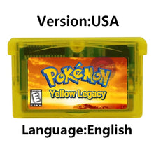 Load image into Gallery viewer, Pokemon GBA Game Cartridge - Fan Editions: Emerald Seaglass, Run & Bun, Dark Violet, Lunar & More (37 Games)