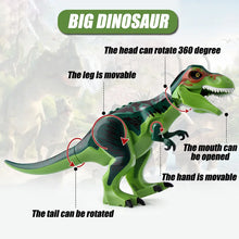 Load image into Gallery viewer, Jurassic Dino Water World Large Dinosaurs Building Blocks Featuring Velociraptor, T-Rex, Triceratops, and Indominus Rex