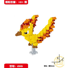 Load image into Gallery viewer, DIY Pokemon Building Blocks Featuring Pikachu, Charizard, Eevee, and Mewtwo
