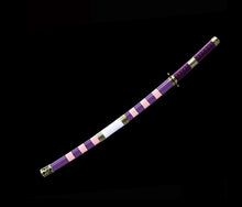 Load image into Gallery viewer, One Piece Roronoa Zoro Sandai Kitetsu Sword (Purple Version) For Cosplay