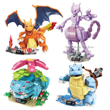 Load image into Gallery viewer, 2022 Pokemon Pikachu Mewtwo Charizard Venusaur Building Blocks Toy