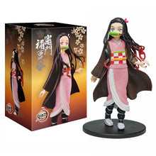Load image into Gallery viewer, Demon Slayer Figure Kamado Tanjiro Agatsuma Zenitsu Nezuko Kamado PVC Model Toys