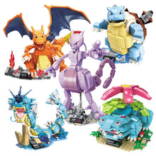 Load image into Gallery viewer, 2022 Pokemon Pikachu Mewtwo Charizard Venusaur Building Blocks Toy