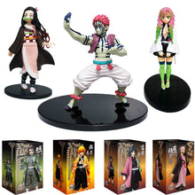 Load image into Gallery viewer, Demon Slayer Figure Kamado Tanjiro Agatsuma Zenitsu Nezuko Kamado PVC Model Toys