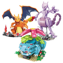 Load image into Gallery viewer, 2022 Pokemon Pikachu Mewtwo Charizard Venusaur Building Blocks Toy