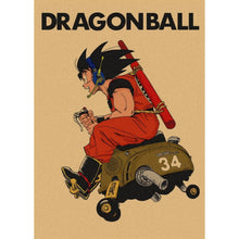 Load image into Gallery viewer, 42cm Dragon Ball Son Goku Retro Poster 40 Styles