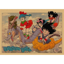 Load image into Gallery viewer, 42cm Dragon Ball Son Goku Retro Poster 40 Styles