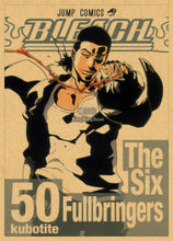 Load image into Gallery viewer, Bleach Retro Style Kraft Paper Poster