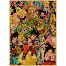 Load image into Gallery viewer, 42cm Dragon Ball Son Goku Retro Poster 40 Styles