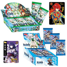 Load image into Gallery viewer, Game Anime Genshin Impact Collectible Metal Cards CP SSP SP PR UR SLR