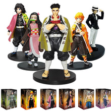 Load image into Gallery viewer, Demon Slayer Figure Kamado Tanjiro Agatsuma Zenitsu Nezuko Kamado PVC Model Toys