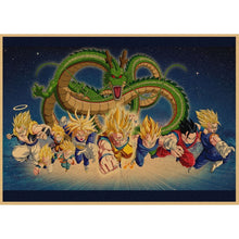 Load image into Gallery viewer, 42cm Dragon Ball Son Goku Retro Poster 40 Styles