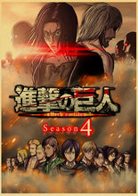 Load image into Gallery viewer, Attack on Titan Season 4 Posters