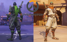 Load image into Gallery viewer, Overwatch Genji Sword Engraved Dragon Real Steel Katana For Cosplay
