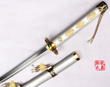 Load image into Gallery viewer, 104cm Touken Ranbu Tsurumaru Kuninaga Silver Katana For Cosplay
