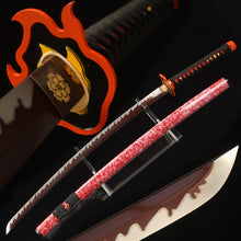 Load image into Gallery viewer, Demon Slayer: Kimetsu no Yaiba Kyojuro Rengoku Real Steel Katana 2